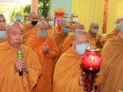 Chư Tôn đức Giáo phẩm Hệ phái viếng tang lễ Cố Ni trưởng Tràng Liên – Đệ tứ Trưởng NGHPKS