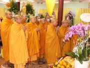Chư Tôn đức Ni các Tỉnh Lâm Đồng và Đắk Lắk trực thuộc NGHPKS kính viếng tang lễ Ni Trưởng Tràng Liên