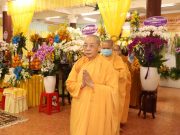 Khoa Trung văn Học viện Phật giáo Việt Nam tại TP. Hồ Chí Minh kính viếng tang Ni Trưởng Tràng Liên