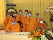 TP.HCM: Các phái đoàn chư Tôn đức Ni Giáo đoàn III và các tịnh xá trực thuộc Ni giới Khất sĩ đồng kính viếng Lễ tang Ni trưởng Tràng Liên
