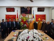 Phái đoàn lãnh đạo thành phố Hà Nội thăm BTS GHPGVN thành phố Hà Nội nhân Tết nguyên đán Tân Sửu