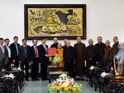 Thừa Thiên Huế: Phó Chủ tịch UBND tỉnh Nguyễn Thanh Bình đã đến thăm, chúc Tết Ban Trị sự Giáo hội Phật giáo tỉnh
