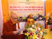 Hà Nội: BTS GHPGVN quận Tây Hồ tổng kết công tác 2020 – Triển khai chương trình công tác Phật sự năm 2021