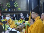 Chùa Phúc Khánh cử hành lễ cầu an trực tuyến
