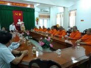 Trà Vinh: Hội Đoàn kết Sư sãi Yêu nước huyện Trà Cú thăm và chúc Tết lãnh đạo các cấp chính quyền.