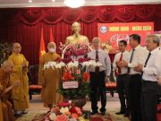 Đồng Nai: Hòa thượng Thích Nhật Quang, Trưởng ban Trị sự GHPGVN tỉnh thăm, chúc tết lãnh đạo tỉnh