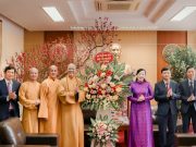 Thái Nguyên: Ban Trị sự Tỉnh chúc mừng 91 năm ngày thành lập Đảng CSVN, Công an Tỉnh chúc tết Ban Trị sự và chùa Huống Thượng