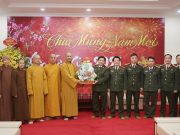 Thái Nguyên: Ban Trị sự Phật giáo Tỉnh thăm, chúc tết Chính quyền Tỉnh và Thành phố