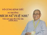 Lược sử cố Ni trưởng Thích Nữ Tuệ Như (1953 – 2021)