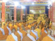 Đồng Tháp: Hòa thượng Thích Minh Thông thuyết giảng Giới luật tại đại giới đàn Từ Nhơn năm 2021