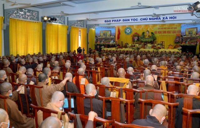 Quang cảnh Hội nghị sinh hoạt Giáo hội chiều 27-4