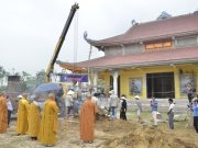 Hà Tĩnh: Chùa Phúc Linh rót đồng đúc tôn tượng Phật Thích Ca cao 5m