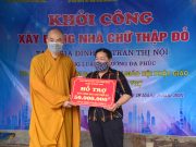 Hải Phòng: Chùa Khánh Vân (Quảng Luận) tổ chức lễ Phật đản và động thổ xây dựng nhà tình nghĩa