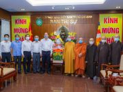 TP.HCM: Lãnh đạo Thành uỷ thăm và chúc mừng Đại lễ Phật đản PL.2565 đến BTS Phật giáo thành phố