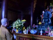 Hà Tĩnh: Lễ sái tịnh, an vị tôn tượng Phật ngọc