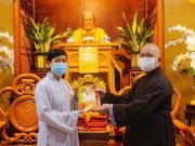 TPHCM: Chùa Vạn Đức hưởng ứng chương trình “Vạn lá cờ Phật giáo”