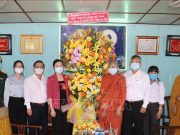 Đoàn Ủy ban Trung ương MTTQ Việt Nam đi thăm, chúc mừng Đại Lễ Phật đản