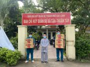 Đồng Tháp: Chùa Tân Long hỗ trợ lương thực các khu phong tỏa