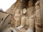 Trung Quốc phục chế xong bàn chân tượng Phật 1.600 tuổi