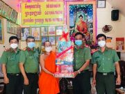 Kiên Giang: Lãnh đạo Tỉnh ủy và thành phố Rạch Giá thăm, chúc mừng Lễ Sêne Đônta chùa Thôn Dôn