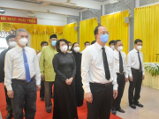 Lãnh đạo TPHCM viếng Đại lão Hòa thượng Thích Phổ Tuệ