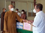 Phật giáo TP Cần Thơ hỗ trợ 5.000 túi thuốc cho F0 điều trị tại nhà