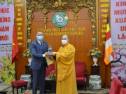 Phó Đại sứ Cộng hoà Kazakhstan tại Việt Nam thăm và làm việc với GHPGVN