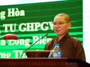 Hà Nội: NS.Thích Đồng Hòa chia sẻ Phật pháp tại Hội nghị tuyên truyền thực hiện Tang văn minh 2022