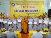 Lễ bế giảng Lớp Luật học Ni khoá 1 của Phân ban Ni giới Thành phố Hà Nội