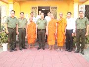 Chủ nhiệm Ủy ban Quốc phòng và An ninh Lê Tấn Tới thăm, chúc mừng Tết Chôl Chnăm Thmây tại Trà Vinh