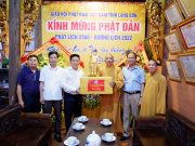 Lạng Sơn: Lãnh đạo chính quyền, MTTQ và các cơ quan đoàn thể thăm chúc mừng Đại lễ Phật Đản PL.2566