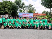 Mỹ Tho: Hội từ thiện Thiền tôn Phật Quang trồng 200 cây xanh tại xã Tân Mỹ Chánh