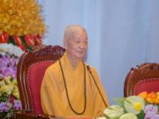 Đức Quyền Pháp Chủ GHPGVN quang lâm chứng minh Đại hội đại biểu Phật giáo Hà Nội lần thứ IX