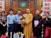 Hà Nội: Viện Huyết học – Truyền máu TW cùng đoàn công tác thăm và chúc mừng TƯ GHPGVN nhân mùa lễ Vu Lan Báo hiếu PL. 2566