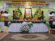 TP.HCM: Trang nghiêm lễ Húy kỵ lần thứ nhất Ni trưởng Thích Nữ Ngoạt Liên