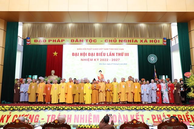 Bắc Kạn: Đại hội Phật giáo tỉnh lần thứ III, nhiệm kỳ 2022-2027