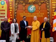 Hà Nội: Đại sứ ĐMTQ CH Ấn Độ, Sri Lanka chúc mừng thành công Đại hội đại biểu Phật giáo Việt Nam lần thứ IV