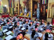 Hà Nội: CLB TTN Phật tử chùa Quán Sứ tổ chức Lễ khánh đản Phật A Di Đà
