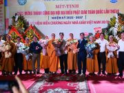 Nam Định: Lễ Mít-tinh chào mừng thành công Đại hội đại biểu Phật giáo toàn quốc lần thứ IX nhiệm kỳ 2022-2027 Và Kỷ niệm Hiến chương ngày Nhà giáo VN 20/11.