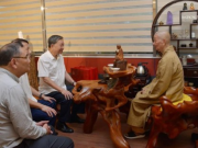 Đại tướng Tô Lâm thăm, chúc mừng Đức Pháp chủ Giáo hội Phật giáo Việt Nam