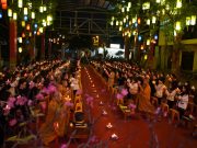 Ấm áp khoảnh khắc 300 Thầy trò đón năm mới 2023 tại chùa Bằng – Hà Nội