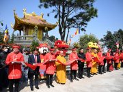 Hải Phòng: Lễ cắt băng khánh thành chùa Vàng Thiên Trúc và phát động phong trào Tết trồng cây