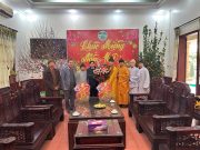Bắc Giang: Ban trị sự GHPGVN huyện Yên Dũng thăm và chúc tết Huyện uỷ, cùng các ban ngành trong huyện