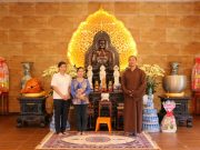 Thủ Đức: Ủy ban MTTQVN phường Thảo Điền thăm và chúc tết Nguyên Tiêu tại chùa An Hòa