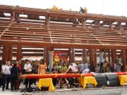 Hà Nội: Lễ Thượng lương Mẫu đường chùa Minh Ngộ