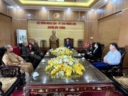 Lào Cai: Phân ban Phật tử dân tộc thăm và làm việc tại UBND huyện Bảo Thắng