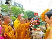 Hà Nội: Trang nghiêm Đại lễ Phật đản PL.2567 của BTS GHPGVN huyện Thạch Thất