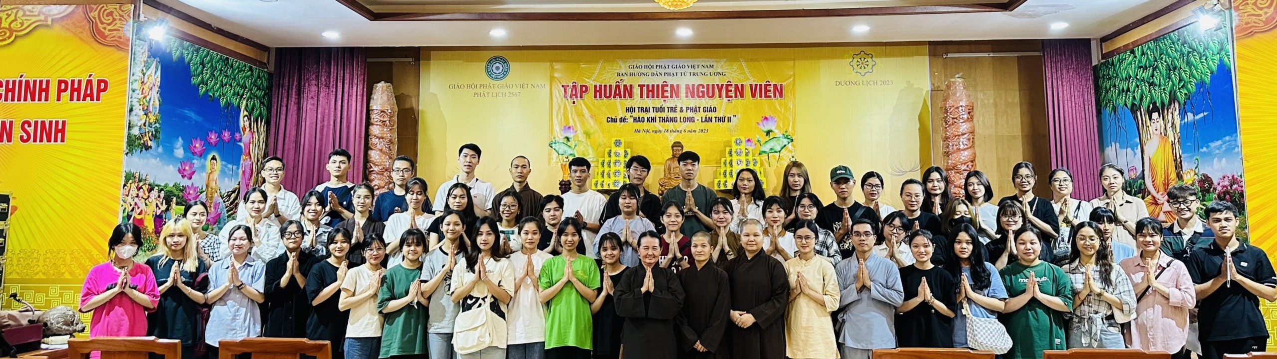 Hà Nội: Tập huấn thiện nguyện viên Hội trại Phật giáo & tuổi trẻ