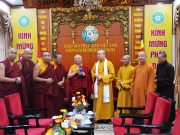Phái đoàn tu viện Kanying Shedrup Ling (Nepal) thăm GHPGVN