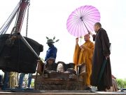 Nam Định: chùa Linh Quang tổ chức lễ rót đồng đúc Đại hồng chung.
